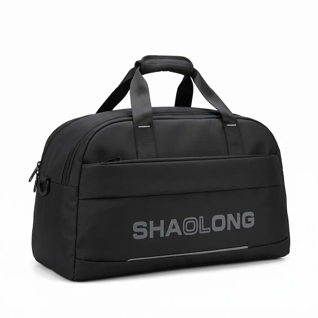 Shaolong Classic Black Gym & Travel Duffle Bag GB-02 1 shaolong-black-gym-travel-duffle-bag-gb02a